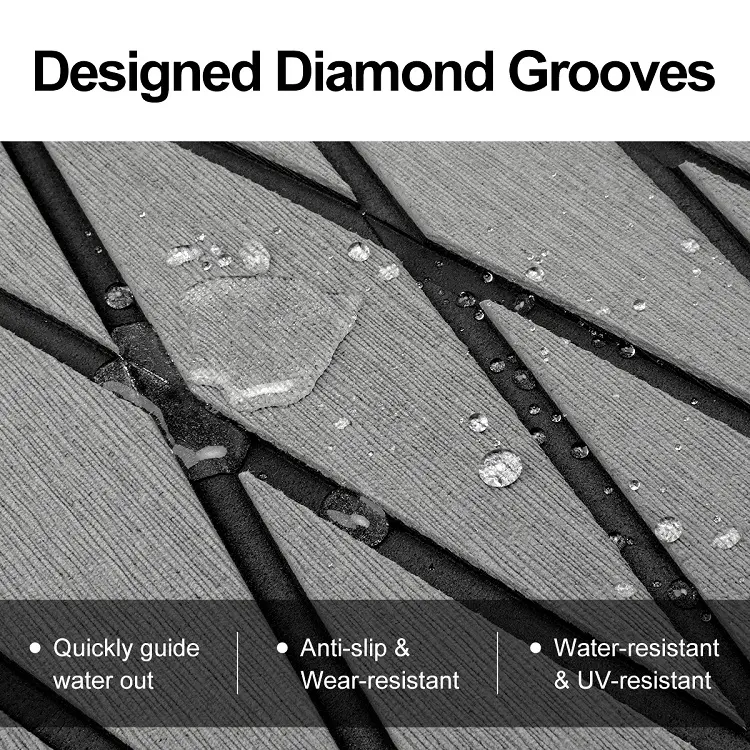 Customized Non Slip Self Adhesive EVA Foam Mat Sheet for Marine Ship Decking Flooring