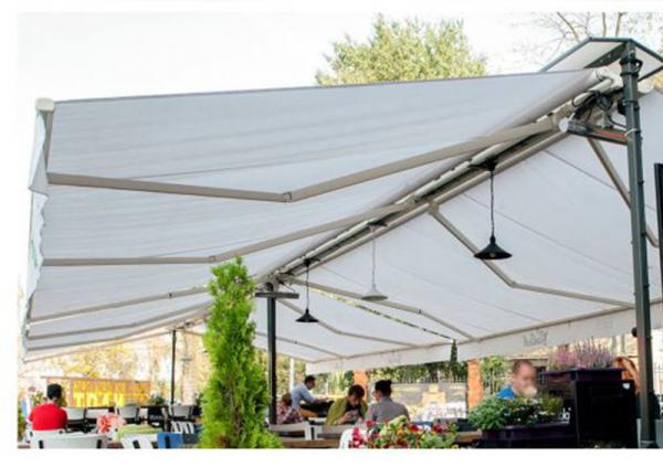 Free Standing Double Sides Balcony Retractable Awning for Sunshade/wind