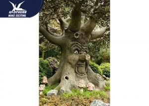 Durable Funny Animatronic Talking Tree In Zoo Parks Customized Size