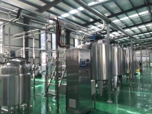 China Paste Puree Mixing 3T/H Fruit Juice Processing Line wholesale