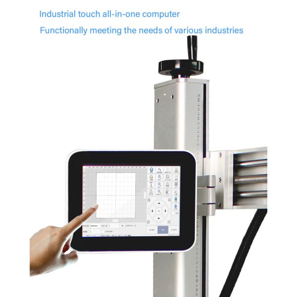 speed Fiber Optic CO2 UV Online Flight Laser Engraving Machine with Pulsed Operation by IPG Raycus Max JPT 20w 30w 50w