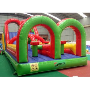 Multi - Function Classical Obstacle Course Jump House Four Suture Technology