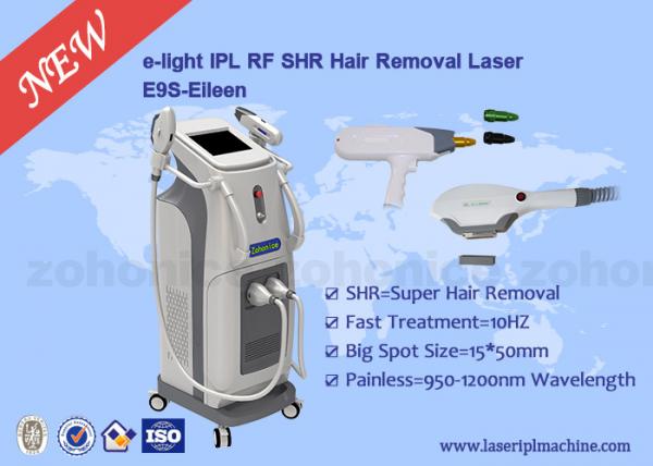 Quality 2 In 1 IPL Laser Hair Removal Machine Vertical Tattoo Removal Laser Equipment for sale