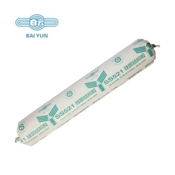 Quality Aluminium Bonding Silicone Structural Sealant Bai Yun SS521 for sale