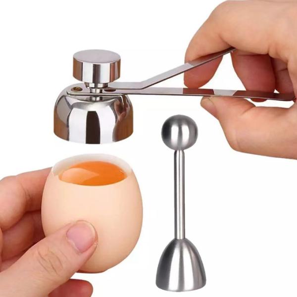 Quality Custom Stainless Steel Houseware Egg Cracker Topper Tools for sale