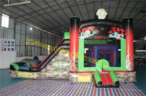 China zombies bouncy castle slide house wholesale