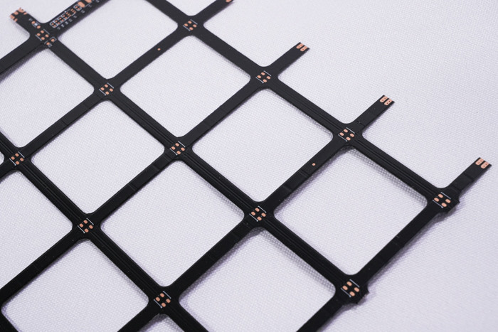 LED Grille sceen FPCB 2835 RGB magic color LED dispaly FPC lattice screnn FPCB Custom Electronic Printed Circuit Board Gold Plated Black Film Double