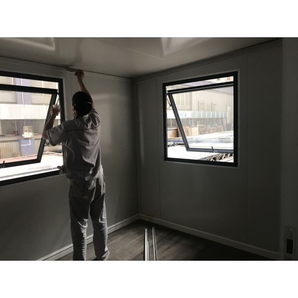 20ft Basic Collapsible Container House , Expandable 2 Bedroom Portable Building