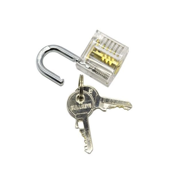Mini Version Transparent Lock Essential Tool For Locksmith Training