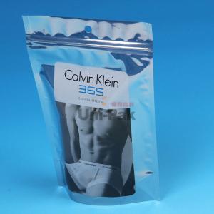 China Custom Printed Foil Plastic Zipper Packaging Bags for Underwear wholesale