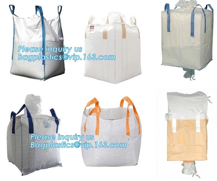 PP woven flexible big bag with baffle and brace inside for packing 2000kg iron ore with high UV treated, bagplastics,