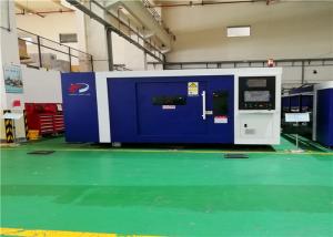 China Metal Sheet Fiber Laser Cutting Machine 2400W CNC Control System wholesale