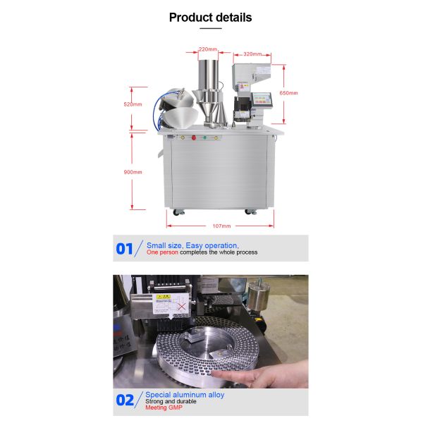 Semi-Auto Capsule Filling Machine Semi-automatic Capsule Filler Machine
