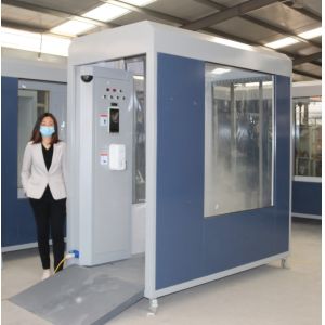 Mobile Thermometry Disinfection Channel , Automatic Sanitizing Fogger Machine