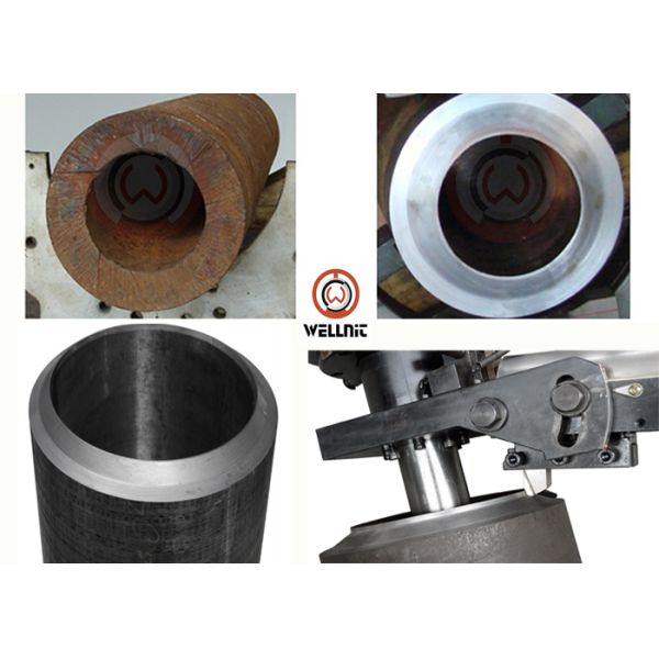 Tube Cold Process Portable Pipe Beveling Machine Electric Driven 1600W Motor Power