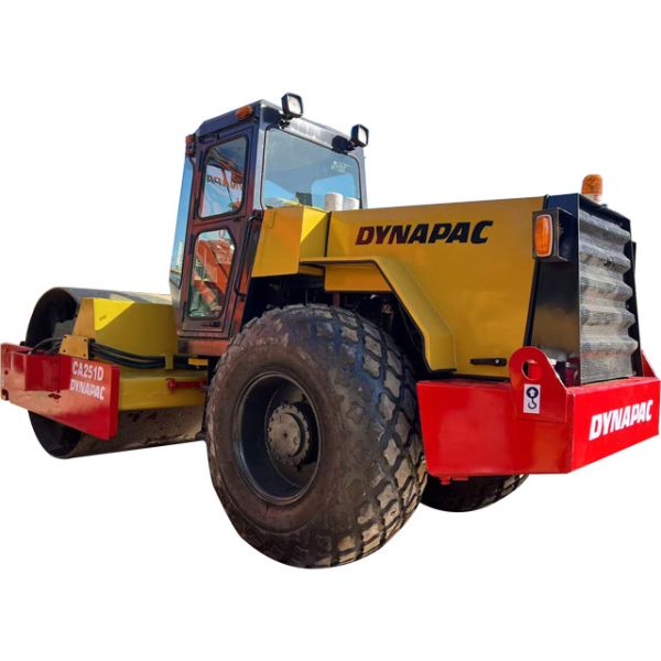 Reliable Dynapac CA251D Used Road Roller Durable and High Performance Single Roller