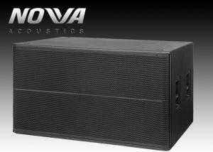 China Dual 18 Inch Pro Line Array Sound System Portable For Concert / Living Event wholesale