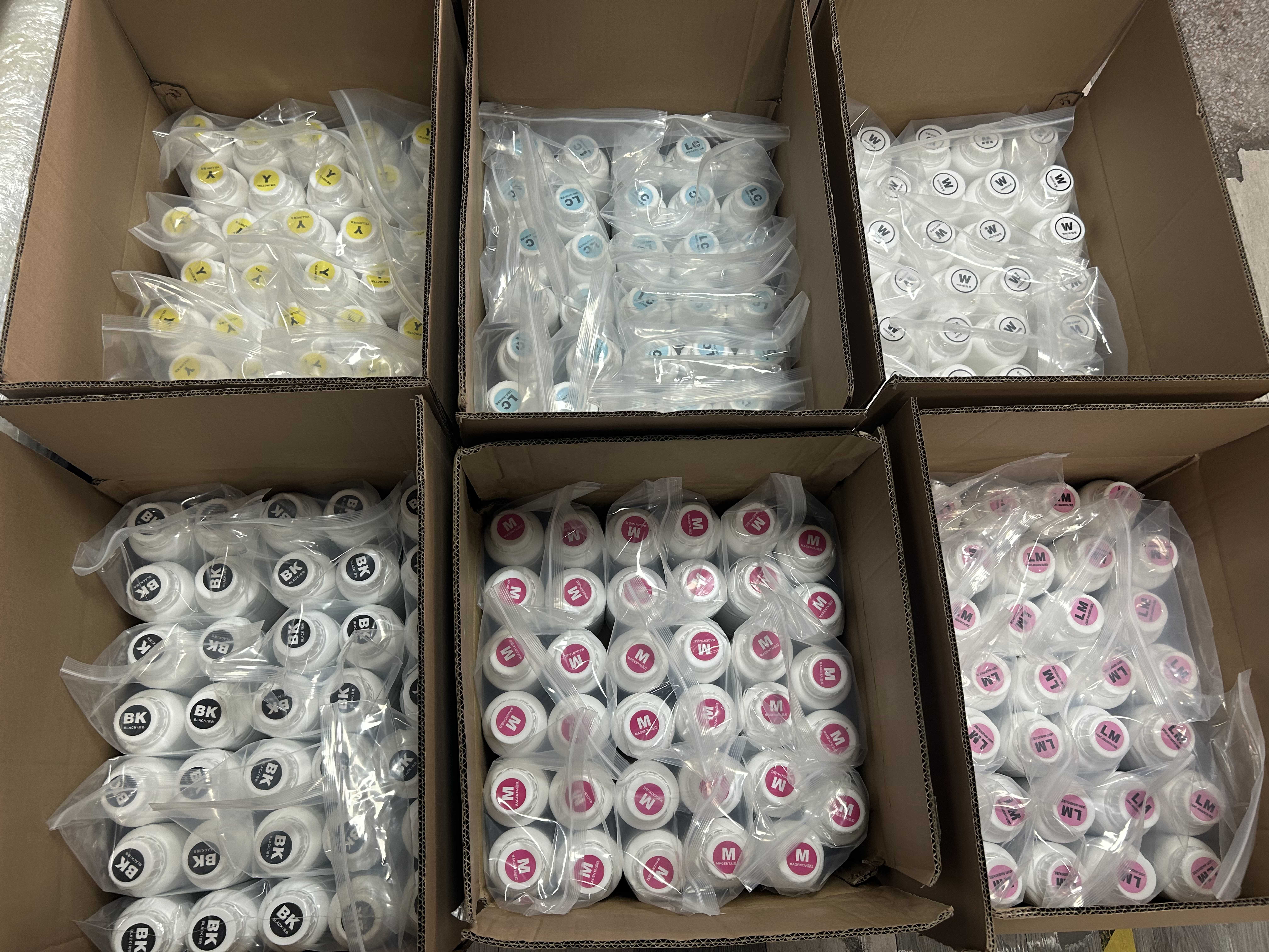 Ink Type Water Based Pigment Ink 1000ml DTF Textile Printing White Ink For XP600 Printer