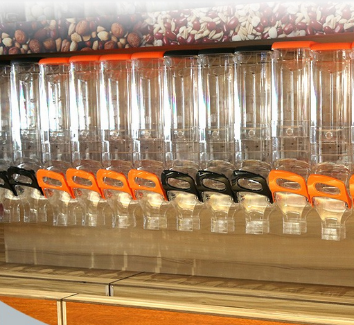 wall mount dry food dispenser
