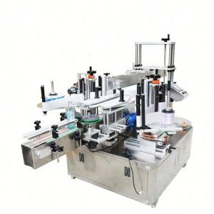 China Double Side Automatic Shampoo Square Bottles Labeling Machine Glass Bottle Flat Labeling Machine wholesale