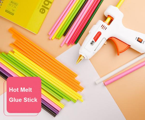 Hot Melt Glue Sticks 7mm 11mm for kids Children hobbies DIY material tools White Yellow Transparent Assorted Colors