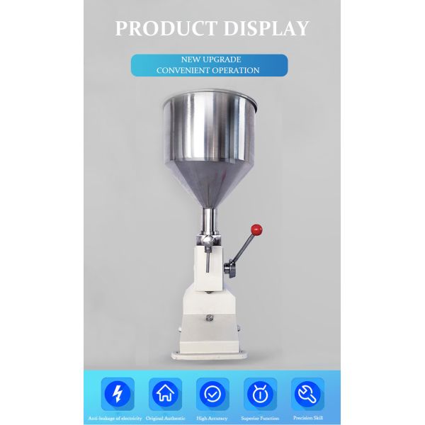 12L Hopper Honey Processing Machine Stainless Steel Paste Filling Machine