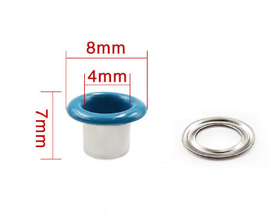 IRON Electroplated Hollow High Eyelet Buckle Diameter 4-10mm Suitable For Clothing, Canvas Shoes Bag Parts Accessories