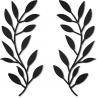 Indoor Metal Tree Leaves Wall Decor Vine Metal Olive Branch Wall Art Outdoor for sale