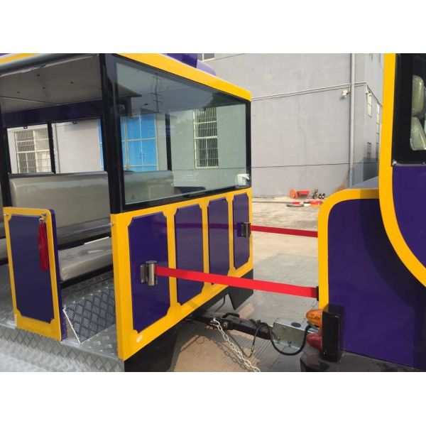 Classic Design 42 Passengers Electric Mall Train With Colorful Body Appearance