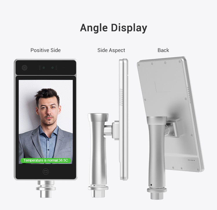 WIFI 0.3m - 1.5m Face Detection Device , 10.1 inch Face Recognition Scanner