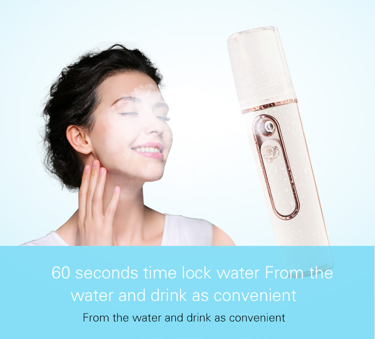 Fast Charge Handy Nano Mist Facial Spray 1A 2600 MAh Battery Capacity
