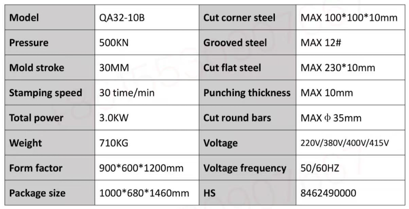 MultiFunction Busbar Punch And Shear Machine Angle Iron Worker Machine Iron And Angle Channel Punching Shearing Machine