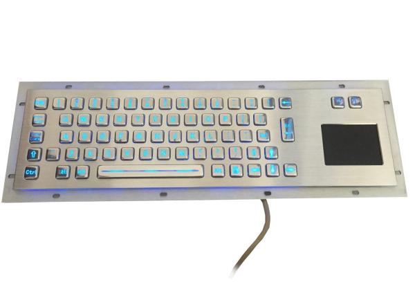 Quality Illuminated USB Medical Grade Keyboard , Industrial Touch Screen Keyboard for sale