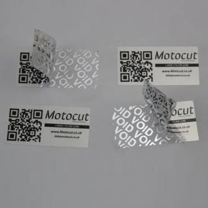 Customized Color Size Tamper Proof Stickers Anti Fake Label For Brand Protection,