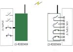 Wireless ON OFF Control Module 915MHz Lora Wireless I O Module 4DI 4DO Wireless