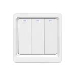 Glomarket Tuya WiFi Zigbee Smart Light Switch Push Button Wall Switch 1/2/3 Gang