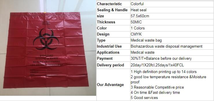 biohazard specimen Zip lockk bag with pocket, recycled custom printed ldpe 3 layers specimen bag Zip lockk bag, pac, pacrite