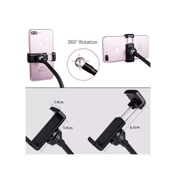 2500K 4000K Selfie Ring Light With Clamp and Phone Holder Beauty light