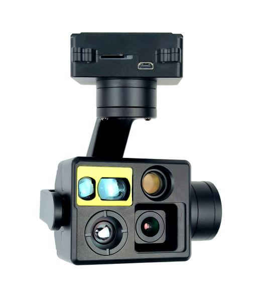 Quality High Voltage Four Sensor Gimbal Camera Fixed Focus 4K EO Camera for sale