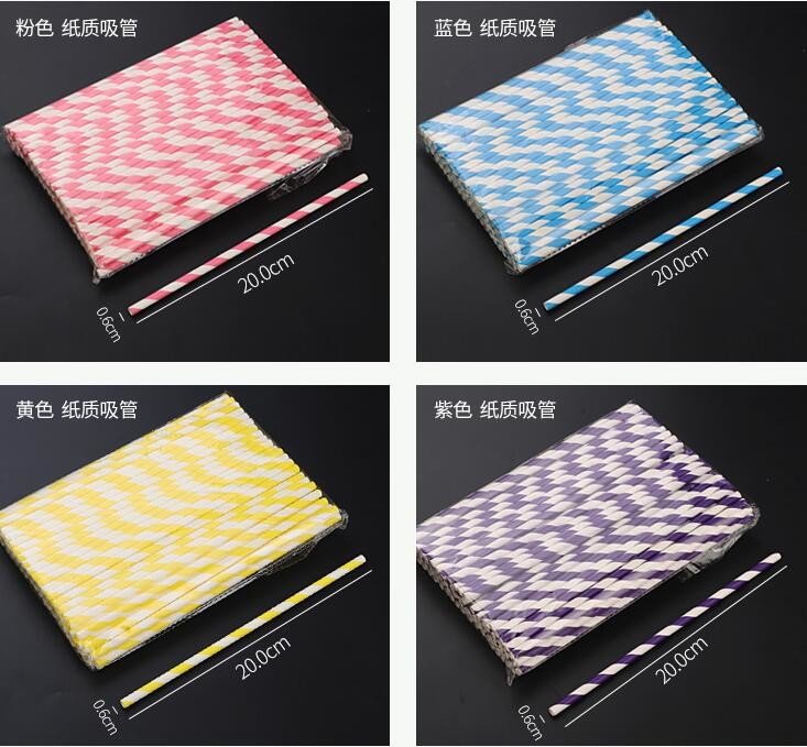 bulk colorful disposable wholesale drinking biodegradable paper straw,food grade paper straw disposable biodegradable pa