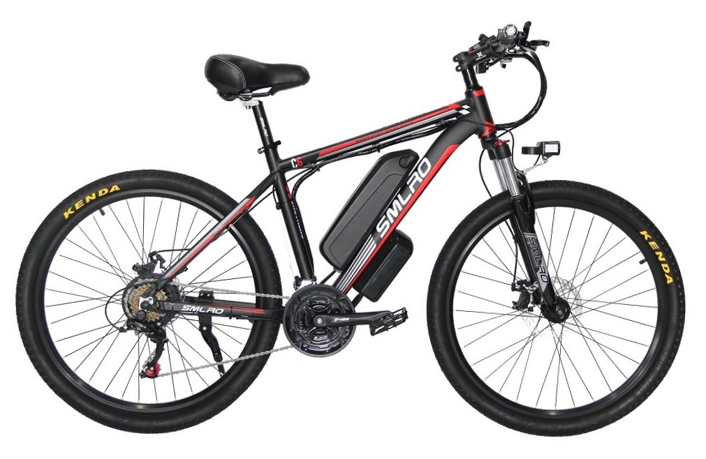 500W Motor 16AH Lithium Battery Electric Bike SMLRO C6 26" inch Mountain E-Bike Electric Mountain Bike Drop Shipping Ava