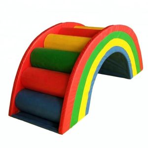 Fashionable Childrens Soft Play Equipment / Soft Play Rainbow Bridge Easy