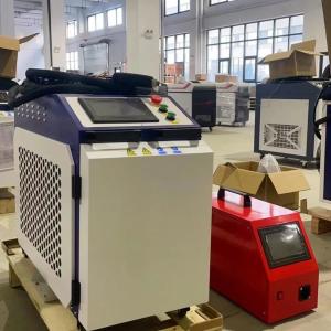 China RAYCUS CW Fiber Laser Laser Welders 4 Functions 1500W 2000W 3000W 4 in 1 Handheld Laser Cutting Cleaning Welding Machine wholesale