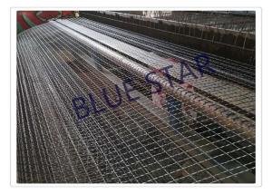 Galvanized / Carbon Steel Wire Mesh Single / Double Intermediate Weave Pattern