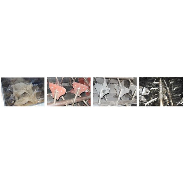 Horizontal Powder Ribbon Blender , Easy Maintenance Batch Powder Blender