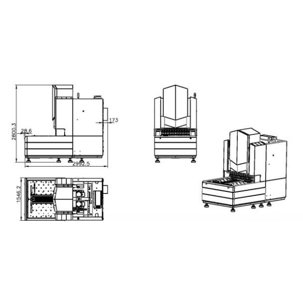 MAX-1009 25Kw Auto Bender Machine Panel Bender Cnc Sheet Metal Folding Machine 170mm