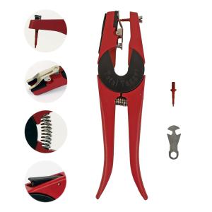 Universal Livestock Ear Tag Applicator, Ear Tags Plier, for Cattle Calves Hogs Goats Sheep Lambs Ear Tags