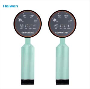 Flexi Cable PET Circuit Membrane Switch With Matte Embossed Button
