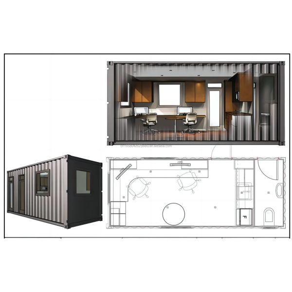 Modern Design 40ft Folding Expandable Flat Prefabricated Container House with Good Prices and Aluminum Alloy Windows
