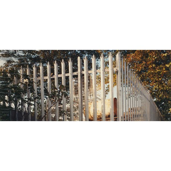 3m Steel Palisade Fencing , 12m Length Palisade Sliding Gate
